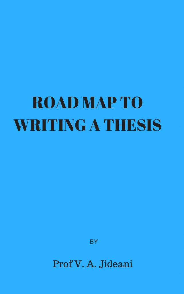 A ROAD MAP TO HOW TO WRITE A PROJECT PROPOSAL AND AND UNDERGRADUATE PROJECT