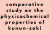 Kunun zaki production and comparative study of its physico chemical properties