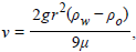 Oil/water separation is usually based on a gravitational separation.