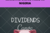 DIVIDEND POLICY AND MARKET VALUE OF QUOTED MANUFACTURING FIRMS IN NIGERIA