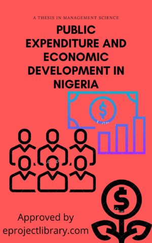 PUBLIC EXPENDITURE AND ECONOMIC DEVELOPMENT IN NIGERIA