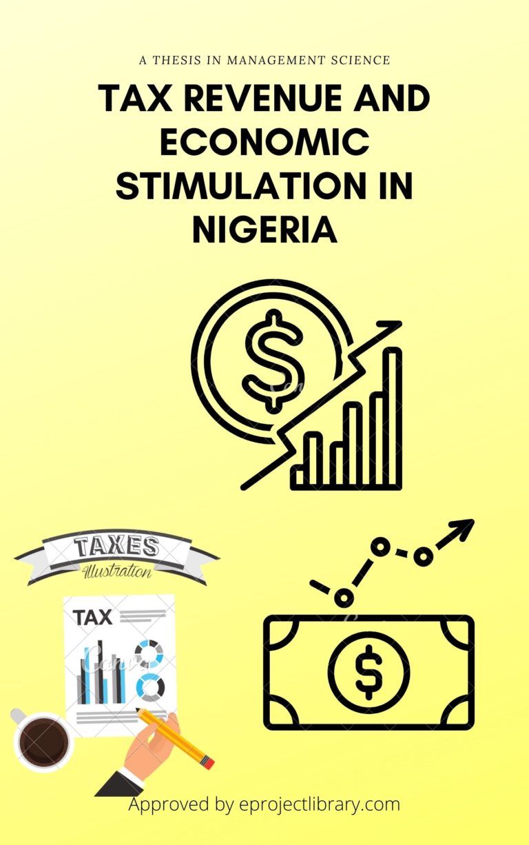 TAX REVENUE AND ECONOMIC STIMULATION IN NIGERIA (PDF)